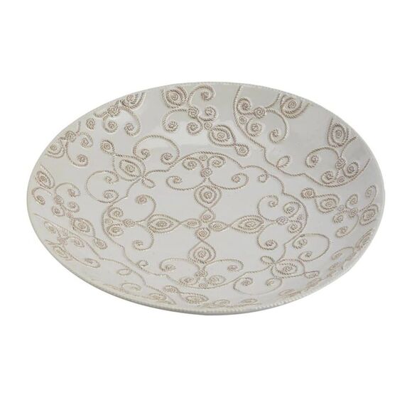 Mud Pie Knot & Beau Pasta Bowl, Off-White - Picture 1 of 3
